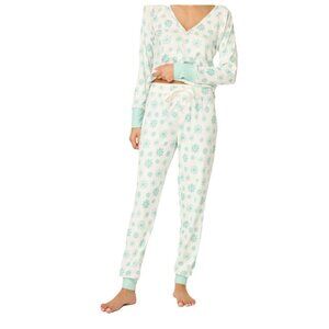 PJ Salvage Pajama Set Size Small Snowflake Wishes